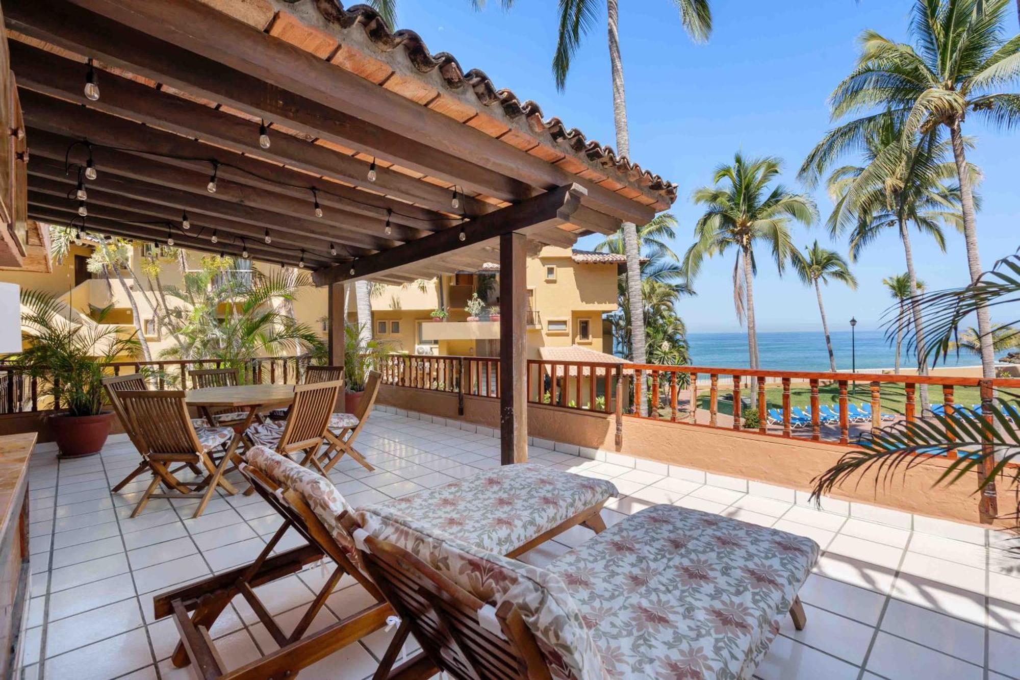 Hermoso Alojamiento En Los Tules, Frente Al Mar En Medio De Hermosos Jardines, Es Unico!!! 巴亞爾塔港 外观 照片